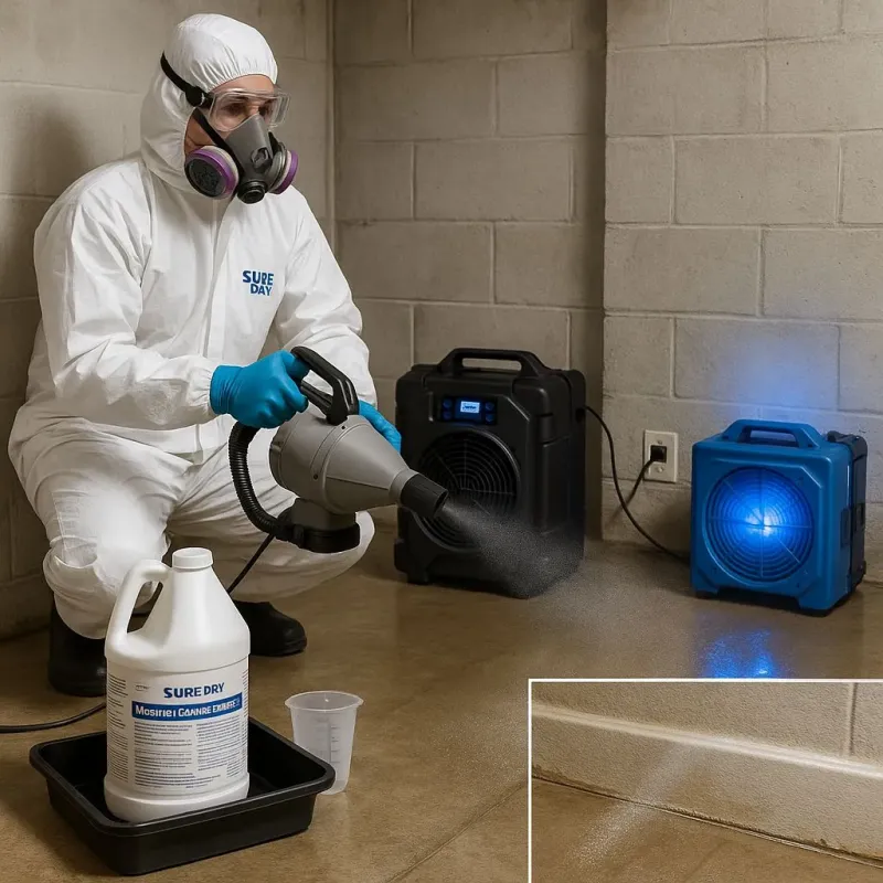 Sanitization and Odor Removal process in Penns Grove, NJ